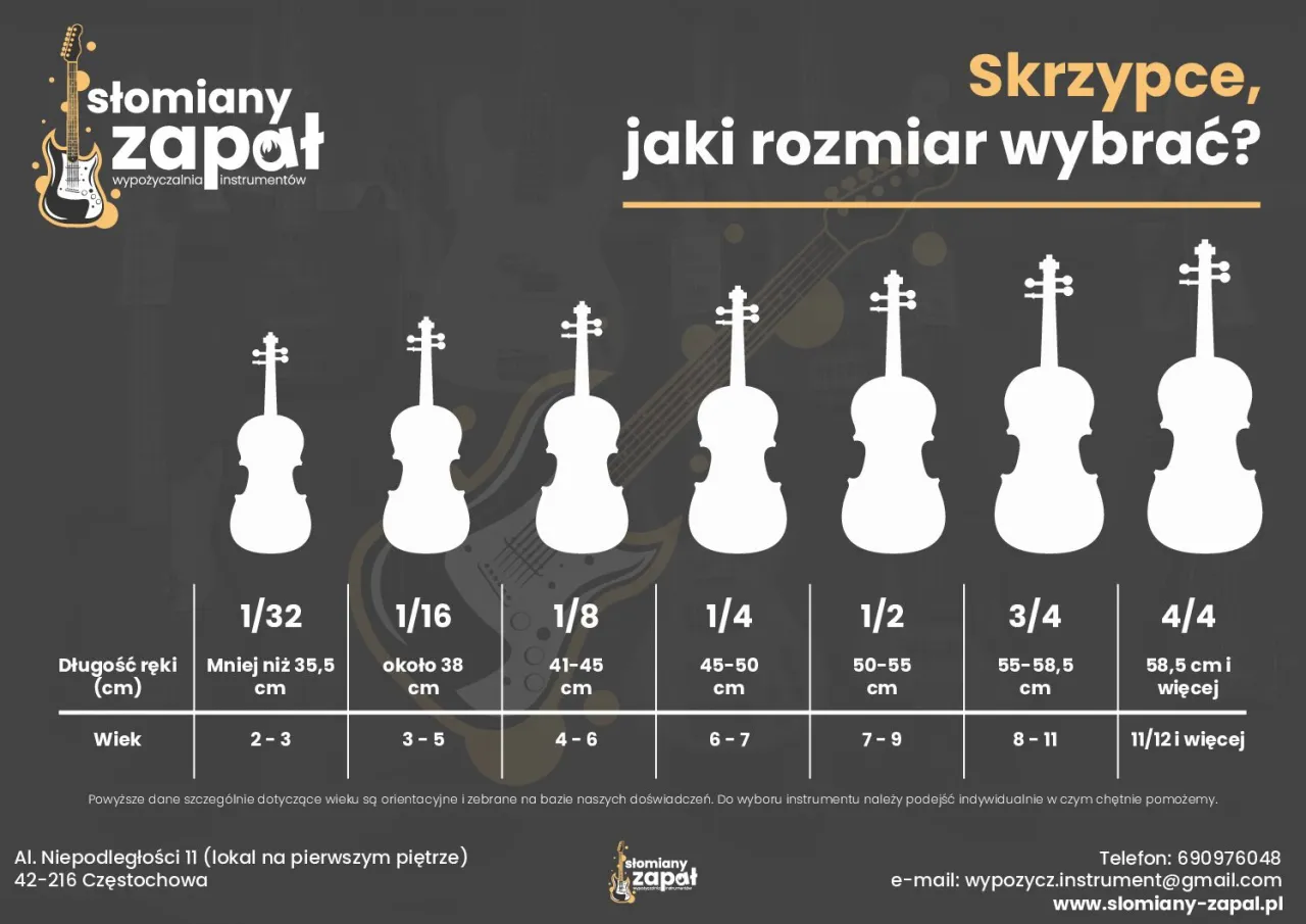 Zdjęcie Skrzypce 1/4 – co to znaczy i jak wybrać odpowiedni rozmiar dla dziecka?