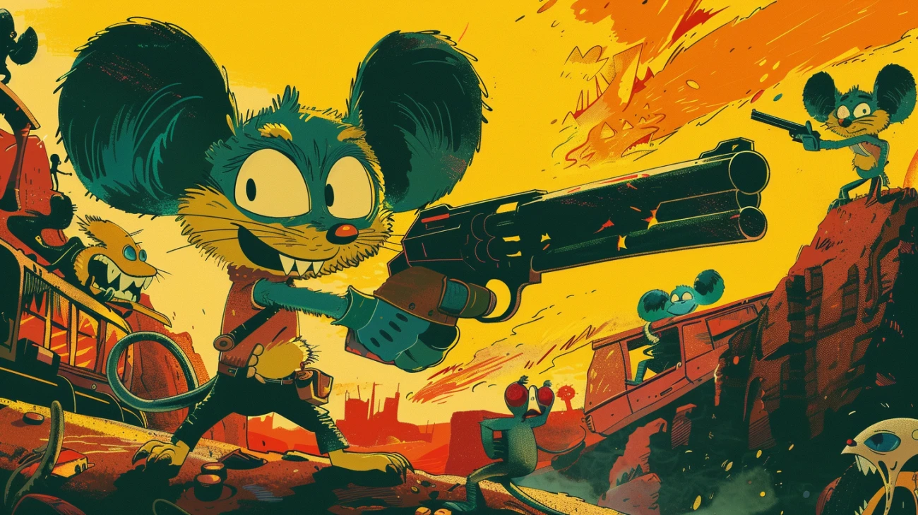 Zdjęcie Nowy zwiastun gry w stylu Cuphead: Mouse - gra strzelanka w kreskówkowej oprawie