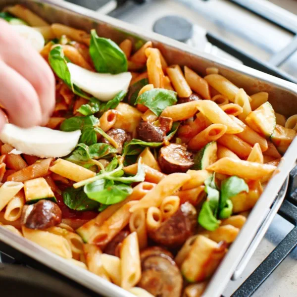 Zdjęcie Najlepsze przepisy na zapiekankę penne z kurczakiem i brokułami
