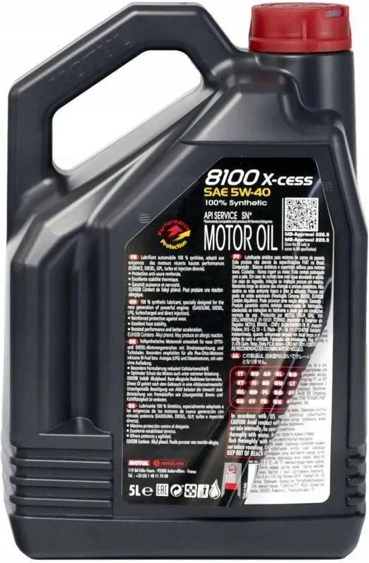 Zdjęcie Motul X-Cess 5W40 opinie: czy to najlepszy wybór dla Twojego silnika?