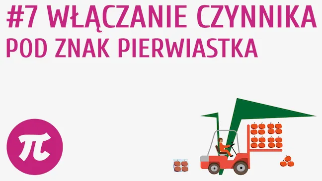 Zdjęcie Jak włączyć czynnik pod pierwiastek i uprościć wyrażenie matematyczne