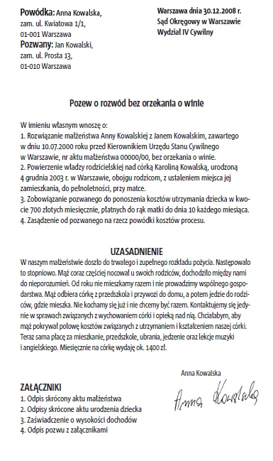 Zdjęcie Jak napisać profesjonalną odpowiedź na pozew rozwodowy krok po kroku