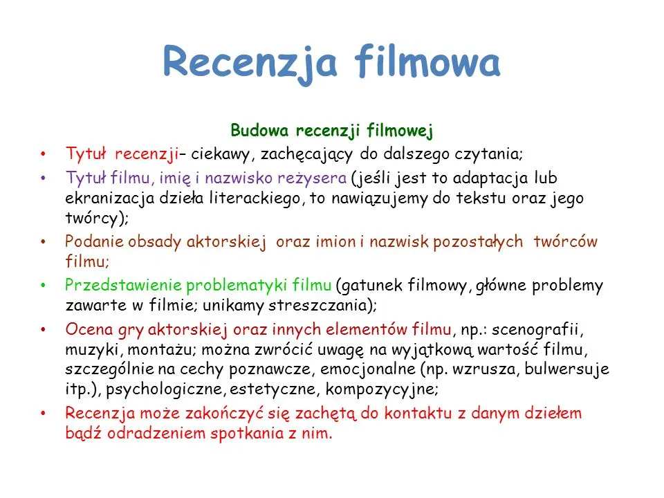 Zdjęcie Co to recenzja filmowa? Zrozumienie jej znaczenia i elementów