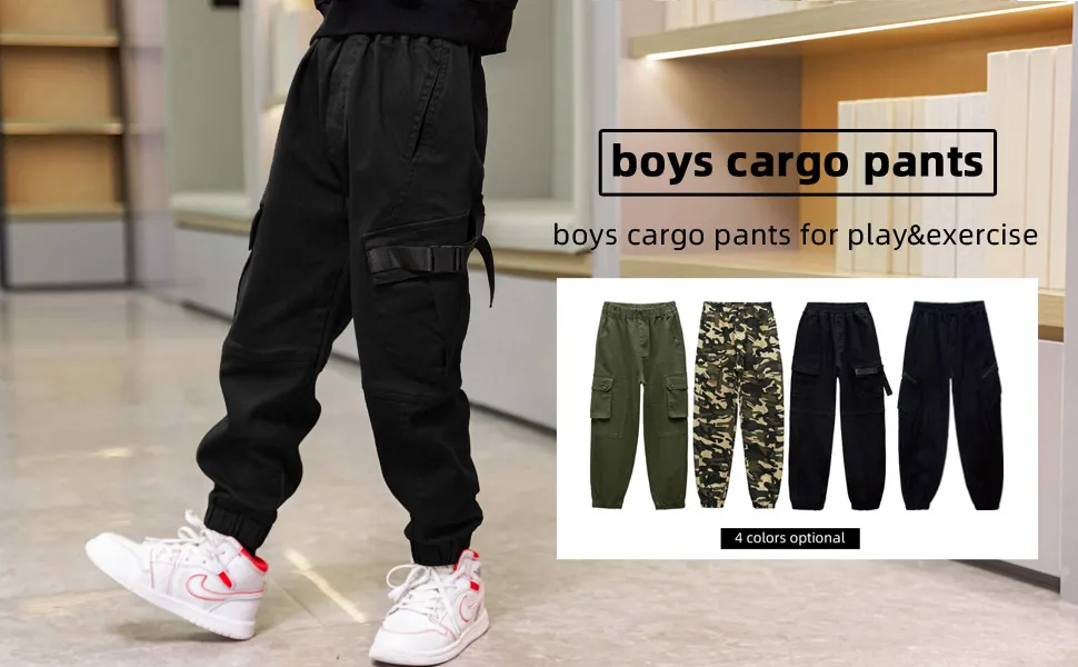 Zdjęcie Spodnie cargo dla chłopców – różnorodność modeli i atrakcyjne ceny
