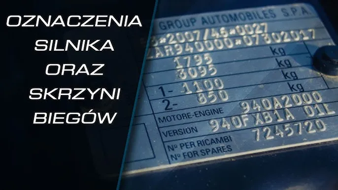 Zdjęcie Gdzie jest numer OEM w samochodzie? Oto miejsca, których nie znasz