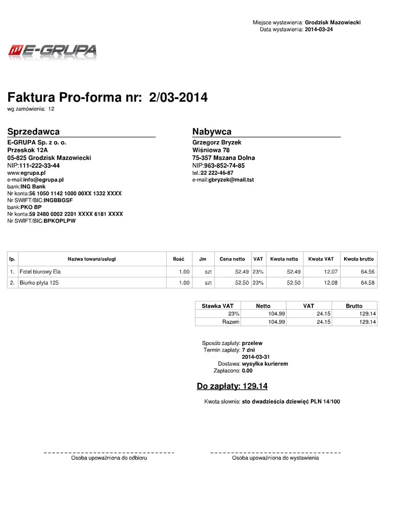Zdjęcie Czy faktura proforma jest dowodem zakupu? Prawda czy mit?