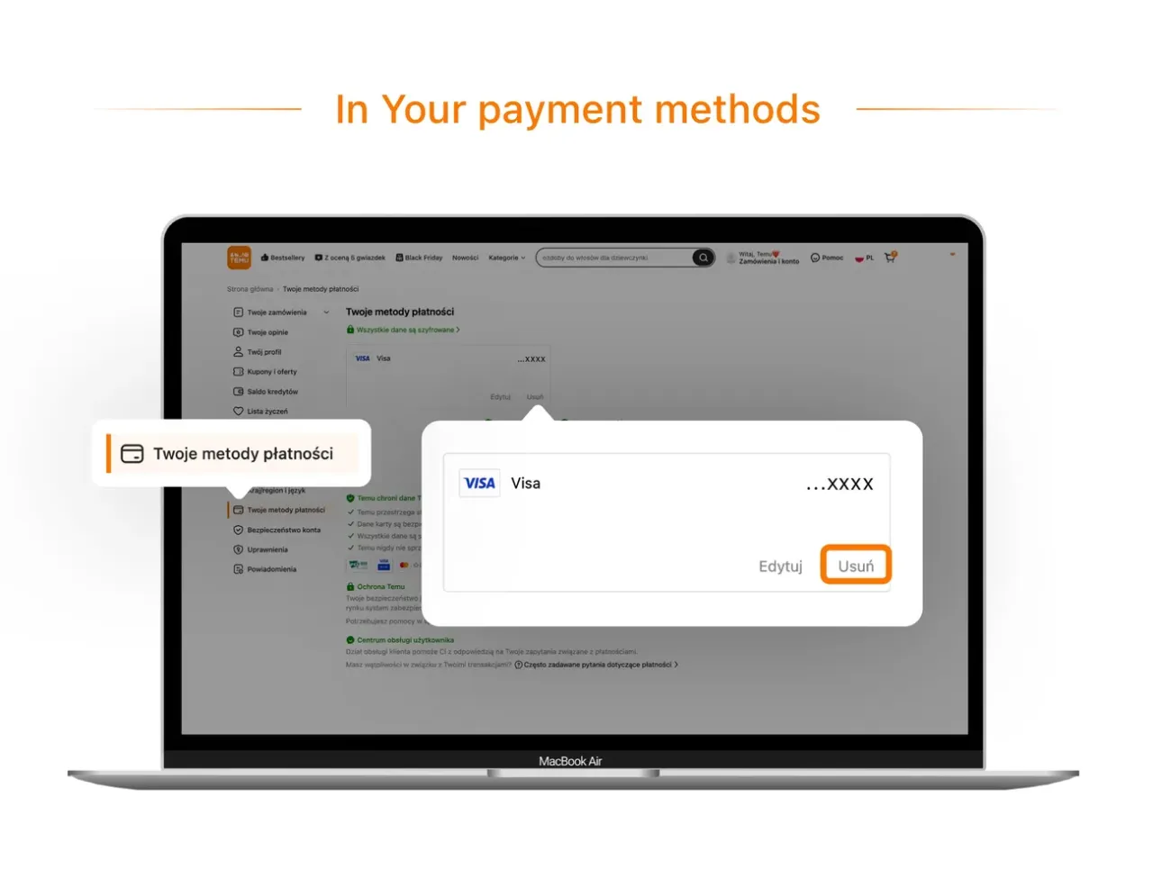 Zdjęcie Jak usunąć kartę z Tidal i uniknąć problemów z płatnościami