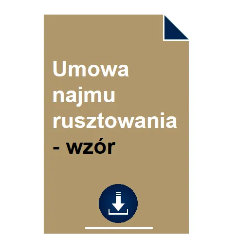 Zdjęcie Umowa wynajmu rusztowania - uniknij pułapek i niejasności w umowie