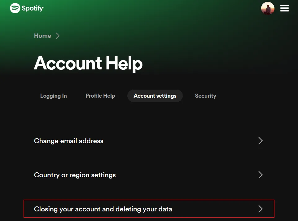 Zdjęcie Jak usunąć konto na Spotify i uniknąć utraty danych osobowych