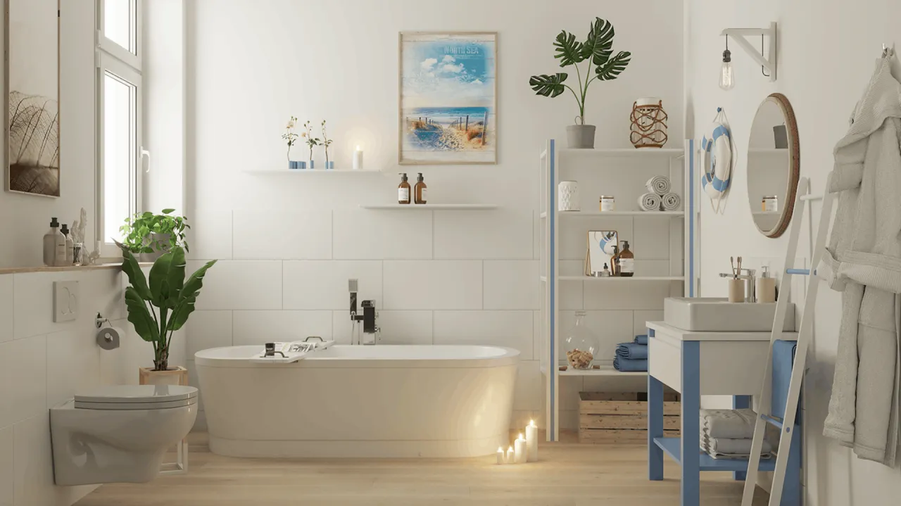 Zdjęcie Badezimmer Deko: Kreative Ideen für eine einladende Wohlfühloase