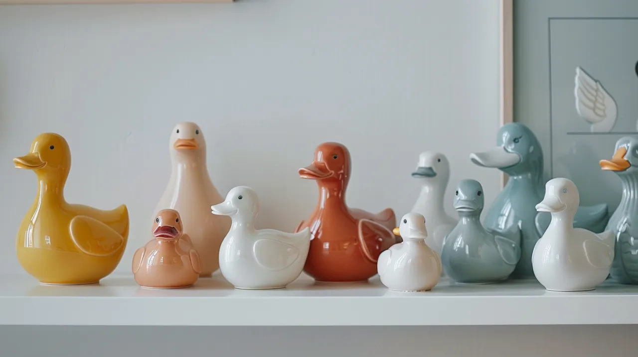Zdjęcie Kaczki ceramiczne - unikalne i stylowe elementy dekoracji wnętrz