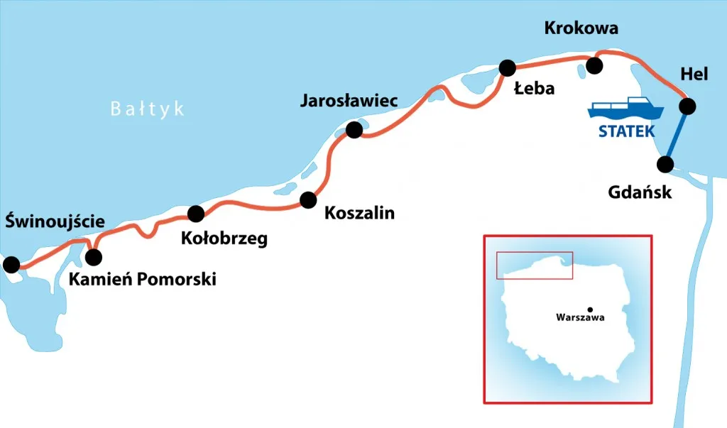 Zdjęcie Najlepsze trasy rowerowe w Gdańsku - mapa, atrakcje i porady