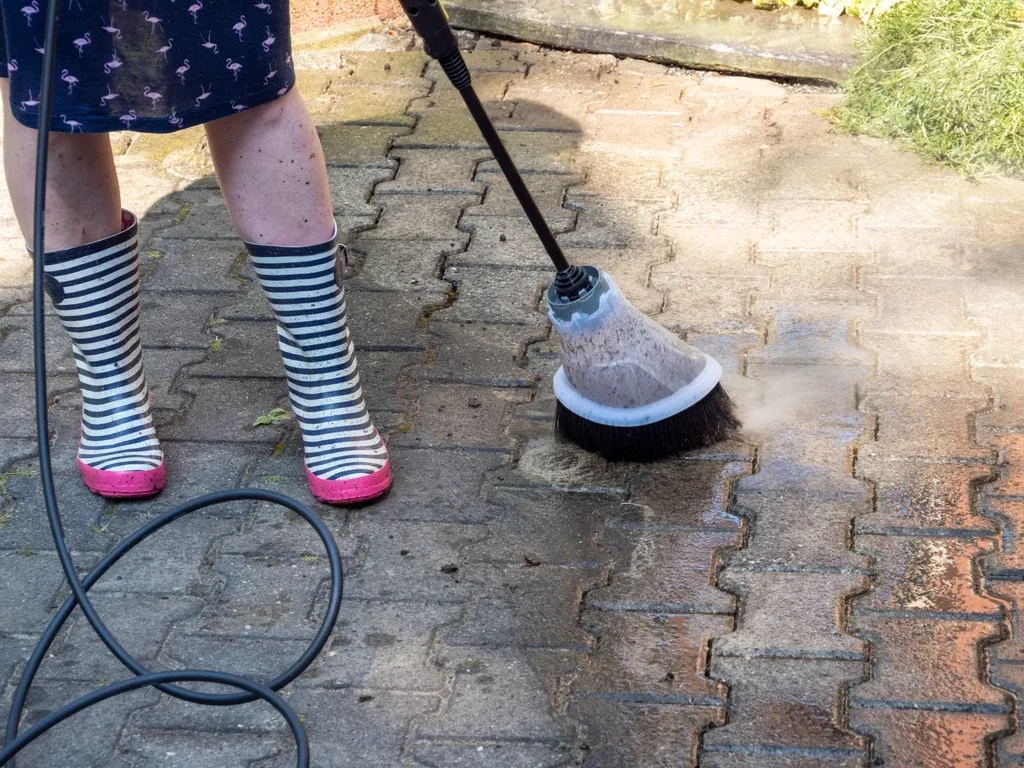 Zdjęcie Skuteczne sposoby na to, czym wyczyścić kostkę brukową z zaprawy