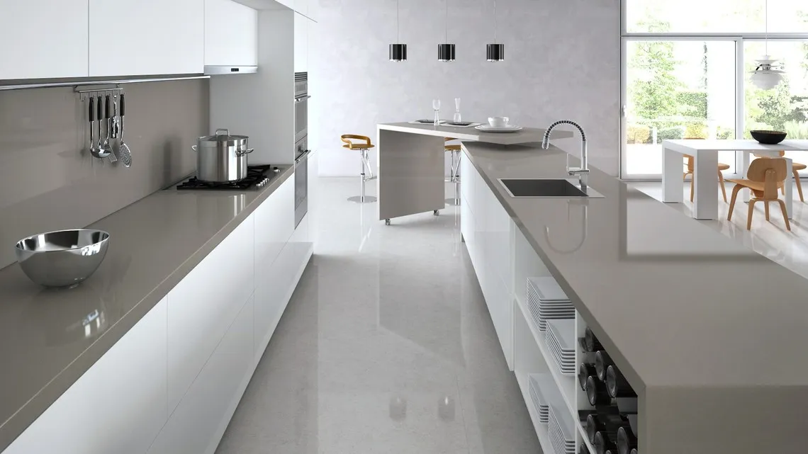 Zdjęcie Baltic Grey Konglomerat: Eleganckie Rozwiązanie dla Nowoczesnych Wnętrz