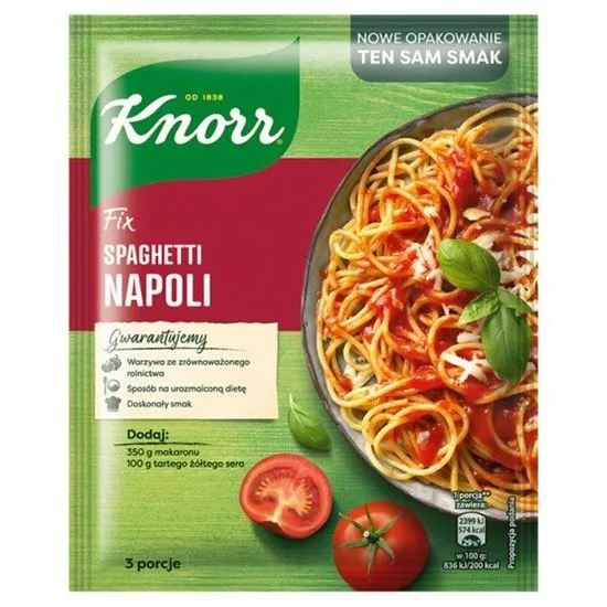 Zdjęcie Jak łatwo przygotować spaghetti Napoli Knorr – proste przepisy i porady