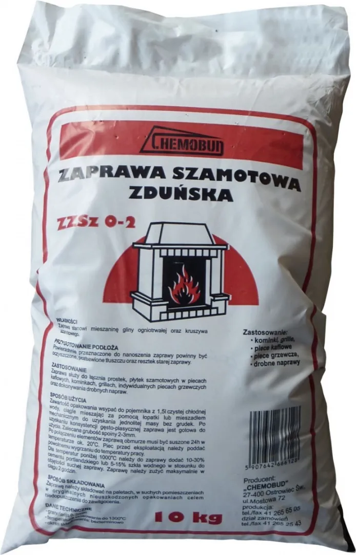 Zdjęcie Zaprawa szamotowa: Ile naprawdę czasu potrzebujesz na jej wyschnięcie?