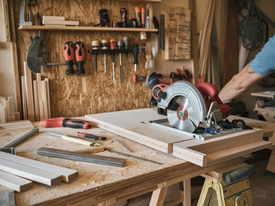 Zdjęcie Jak zrobić piłę stołową z pilarki ręcznej – krok po kroku i bezpiecznie