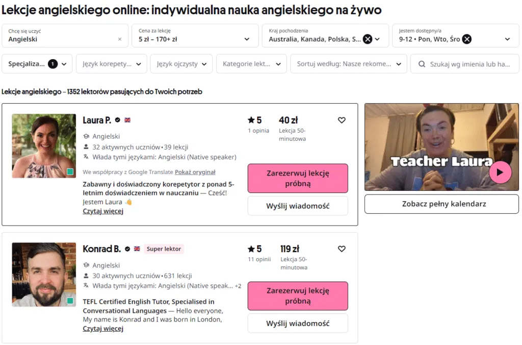 Zdjęcie Korepetycje angielskiego online: opinie, zalety i wady nauki