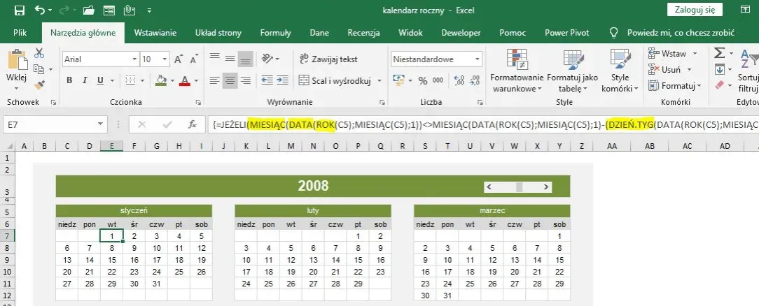 Zdjęcie Jak wstawić kalendarz do komórki Excela i ułatwić wybór daty
