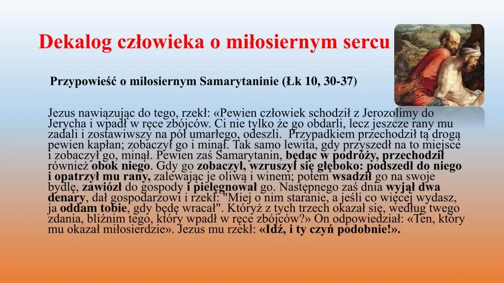 Zdjęcie Przypowieść o miłosiernym Samarytaninie streszczenie i głębokie znaczenie dla życia
