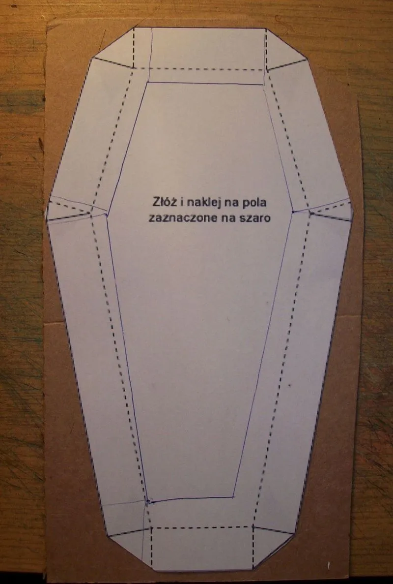 Zdjęcie Jak zrobić trumnę z kartonu - proste metody na wyjątkowe projekty