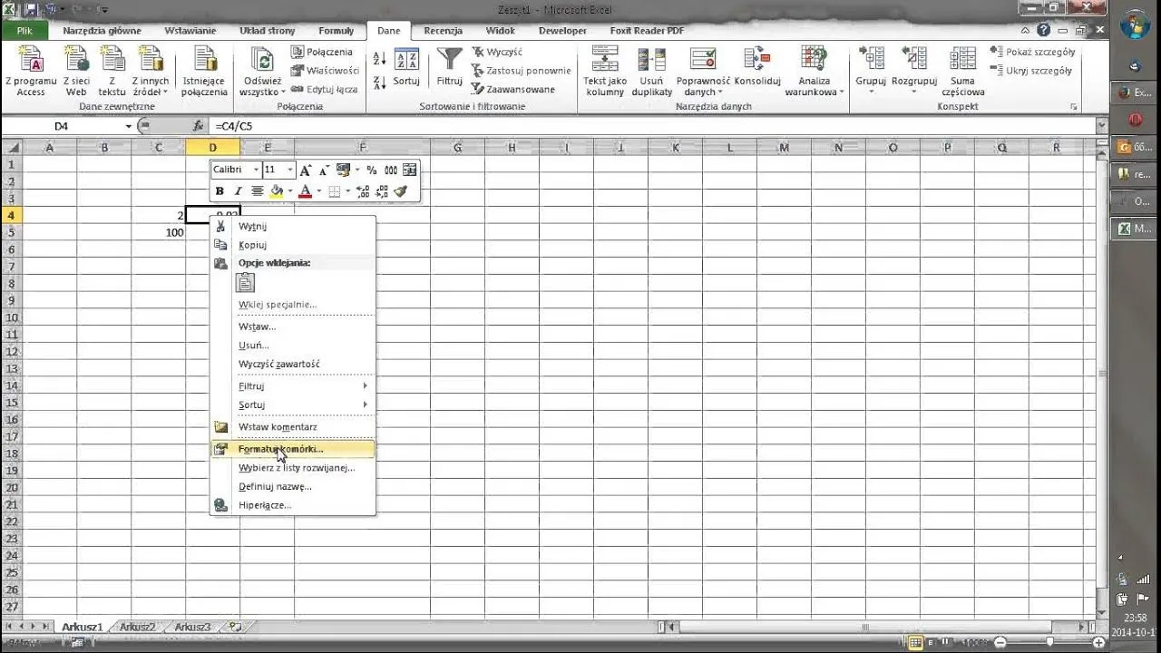 Zdjęcie Jak obliczyć o ile procent wzrosła cena w Excelu bez błędów