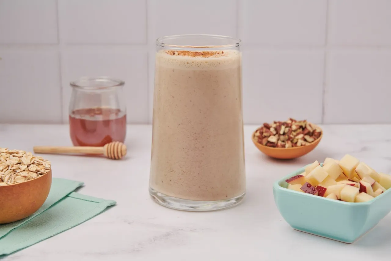 Zdjęcie Batido de manzana y avena: receta saludable que mejora tu bienestar