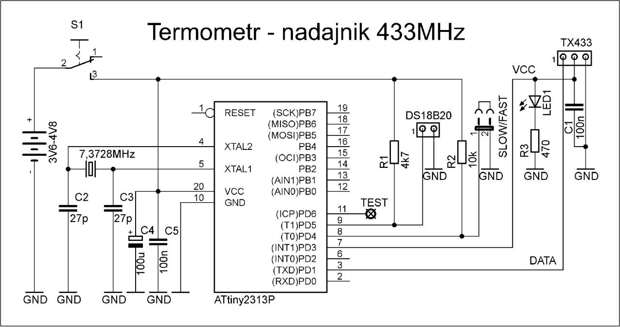 Zdjęcie Programowanie mikrokontrolera ATtiny2313 w środowisku BASCOM - kompletny przewodnik