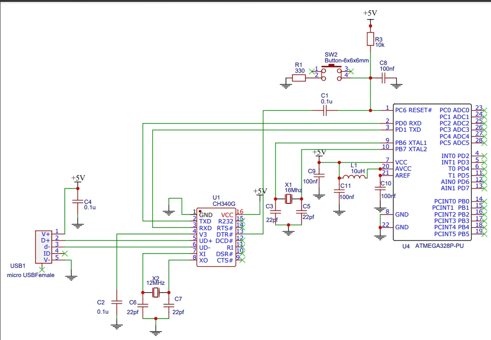 Zdjęcie ATmega328P - Schemat i funkcje pinów mikrokontrolera AVR
