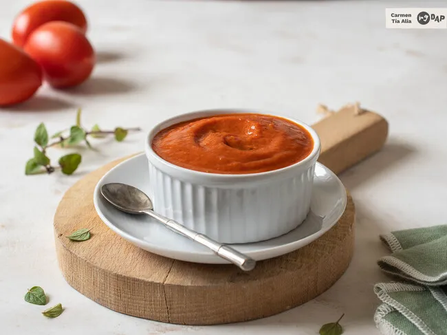 Zdjęcie Cómo freír tomate triturado en freidora de aire sin complicaciones