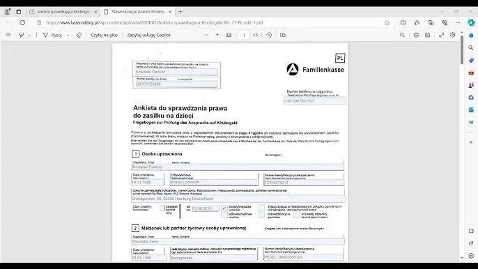 Zdjęcie Jak wypełnić wniosek o Kindergeld - uniknij najczęstszych błędów