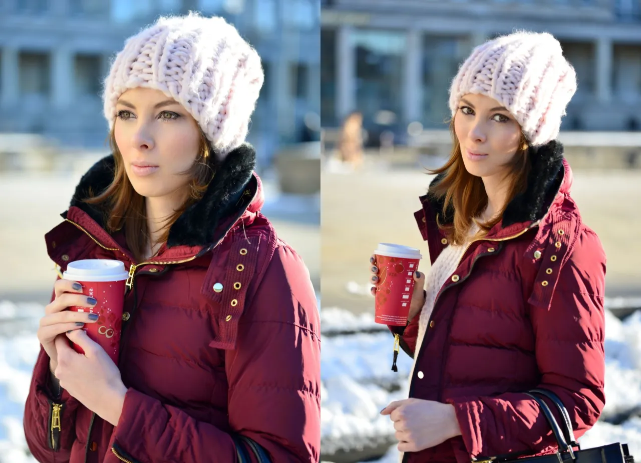 Zdjęcie Jaka czapka do bordowej kurtki? Odkryj idealne połączenia stylowe