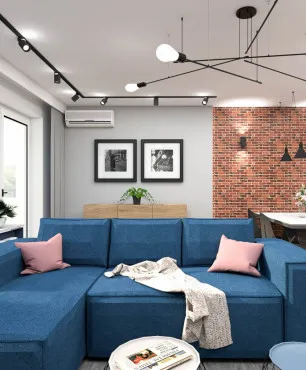 Zdjęcie Jak efektownie wykończyć słup w salonie? 10 inspirujących pomysłów