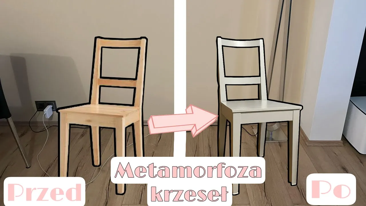 Zdjęcie Jak pomalować krzesło na biało - proste kroki, które musisz znać