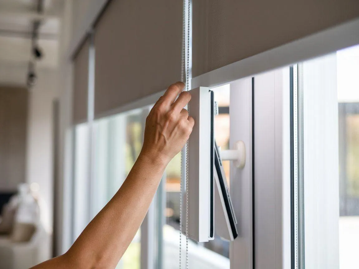 Zdjęcie Jak zamontować roletę na okno nieotwierane bez wiercenia i uszkodzeń