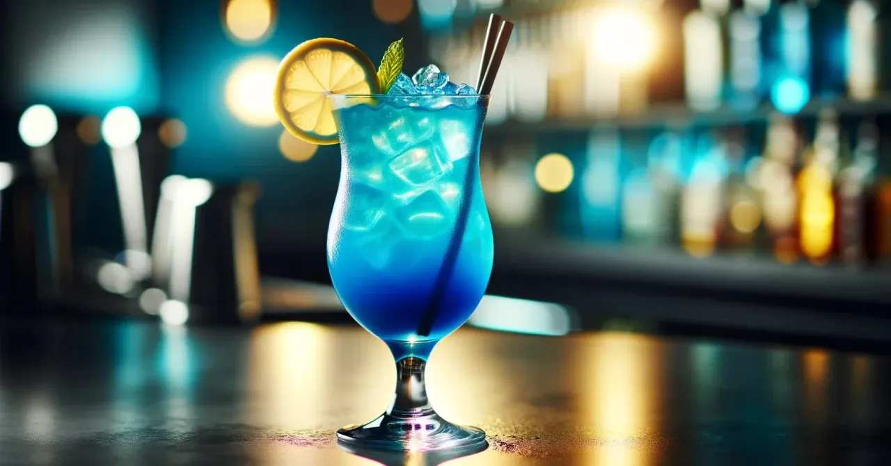 Zdjęcie Niebieska laguna drink – przepis na orzeźwiający koktajl idealny na lato