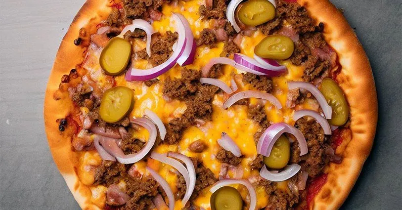 Zdjęcie Pizza Burger Maison : La Recette Ultime pour un Max de Go&ucirc;t !