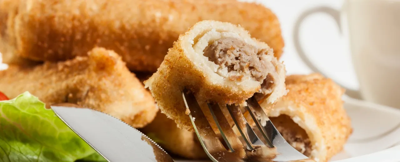 Zdjęcie Krokiety z mięsem i kapustą – klasyczny przepis na smaczne danie