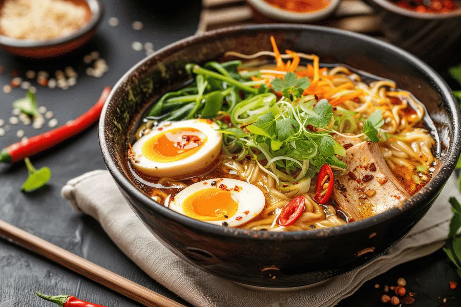 Zdjęcie Szybki przepis: jak zrobić ramen z zupki chińskiej z dodatkami