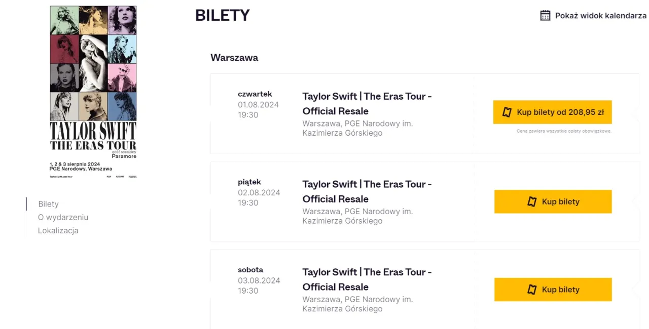 Zdjęcie Ile kosztuje bilet na koncert Taylor Swift? Ceny, które zaskoczą