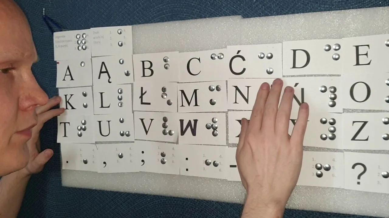 Zdjęcie Pismo dla niewidomych: Jak Braille zmienia życie osób niewidomych