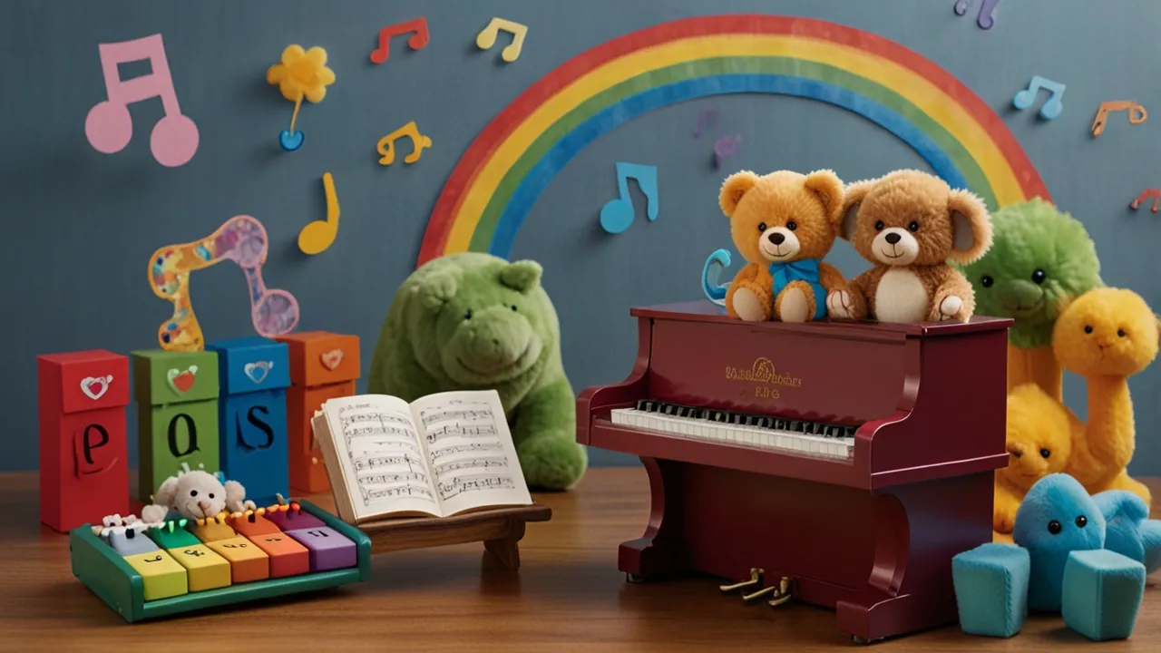 Zdjęcie Proste melodie na pianino dla dzieci: nauka przez zabawę