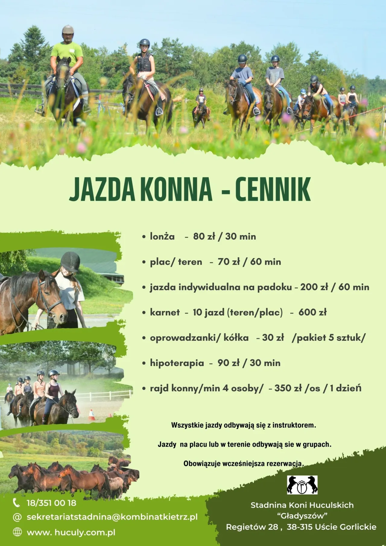Zdjęcie Cennik Stadniny Koni Michałów – Poznaj ceny i usługi jeździeckie