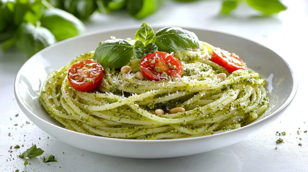 Zdjęcie Co dodać do makaronu z pesto, aby zachwycić smakiem?