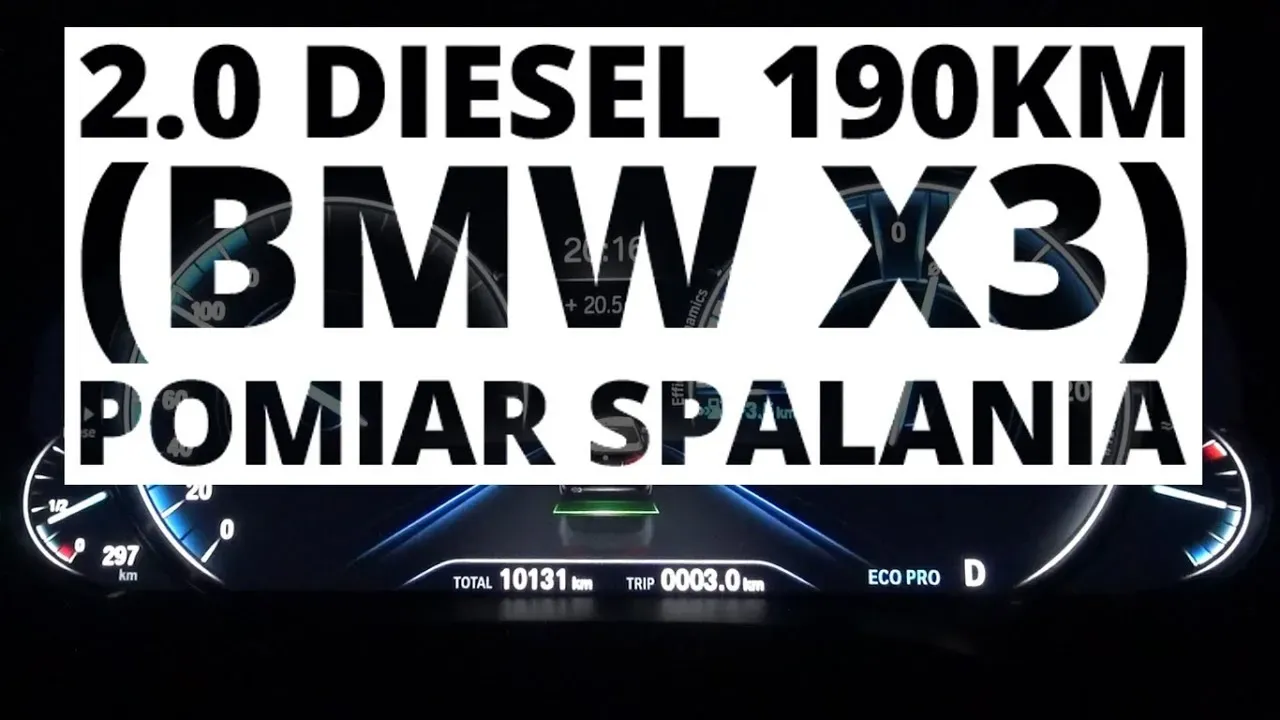 Zdjęcie Ile pali bmw x3 2.0 diesel? Odkryj zaskakujące spalanie w realu