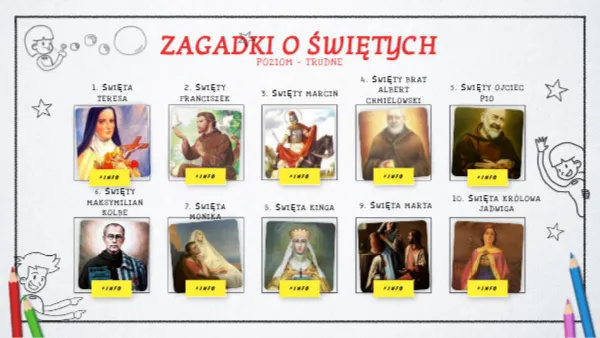 Zdjęcie Ciekawe zagadki o świętych, które uczą i bawią całe rodziny