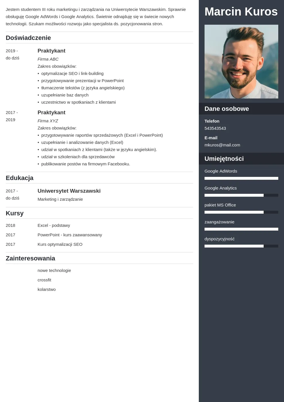 Zdjęcie Jak wpisać praktyki w CV, aby wyróżnić się w rekrutacji