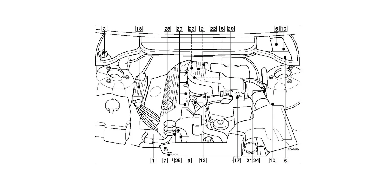 Zdjęcie Gdzie dokładnie jest czujnik temperatury silnika BMW E46? Poradnik