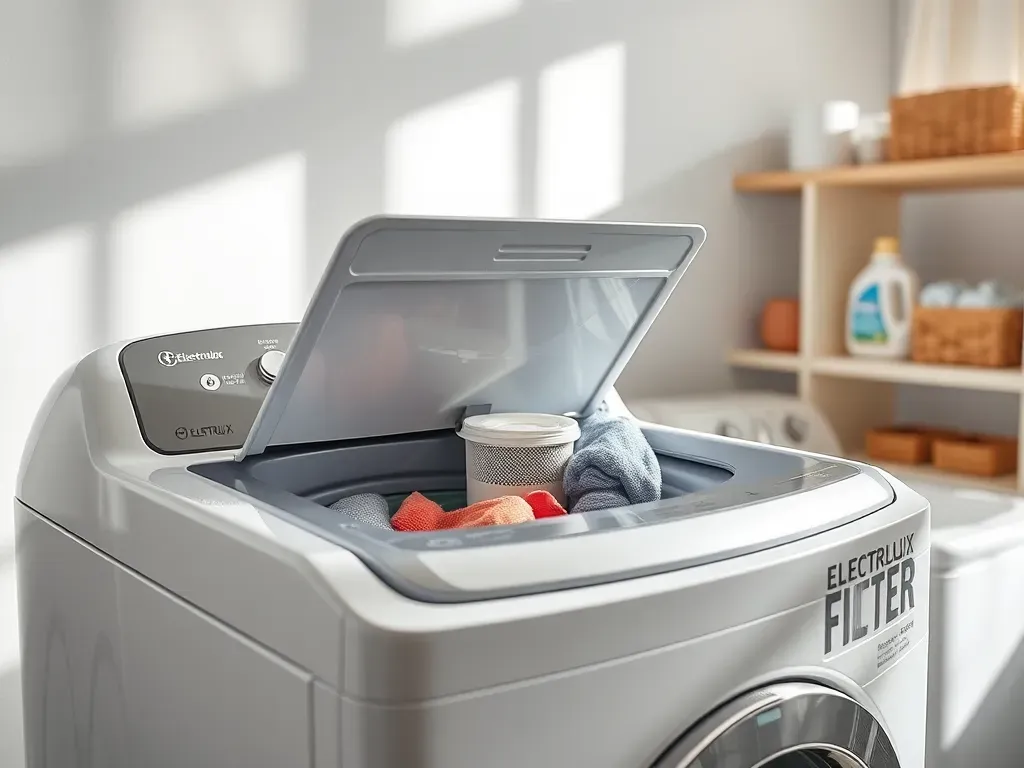 Zdjęcie Gdzie dokładnie znajduje się filtr w pralce Electrolux ładowanej od góry: Poradnik