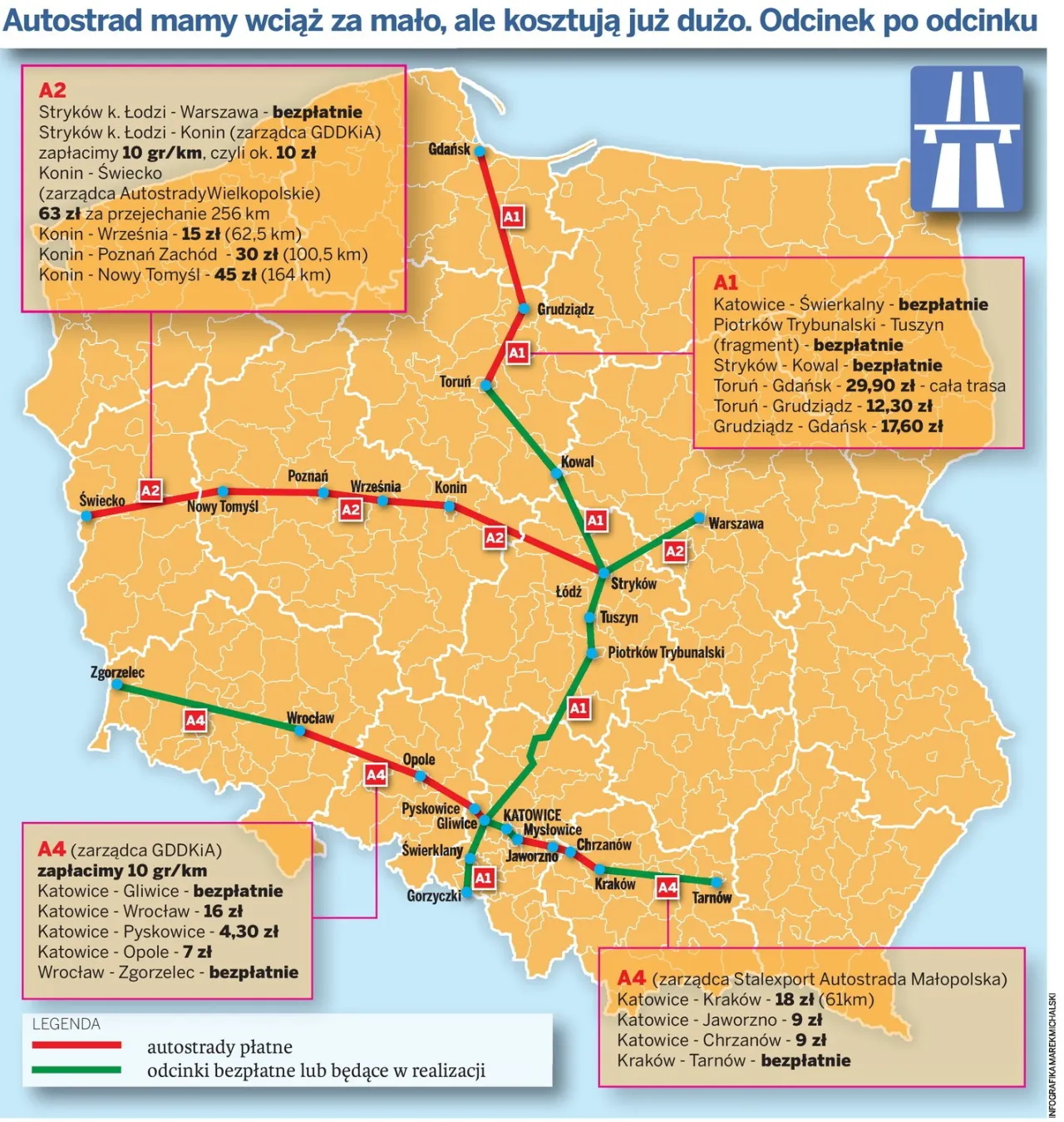 Zdjęcie Autostrada Kraków Rzeszów płatna od kiedy? Sprawdź, ile zapłacisz i jak uniknąć opłat